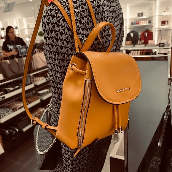 Michael Kors | Bags | Michael Kors Backpack Bag Phoebe Xs Flap Drawstring  Backpack Honeycomb New | Poshmark